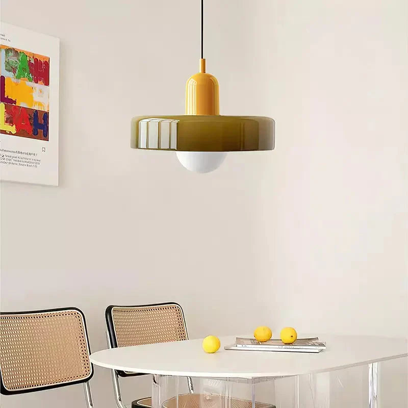 Leandro Bauhaus-Inspired Glass Pendant Light | BOGO