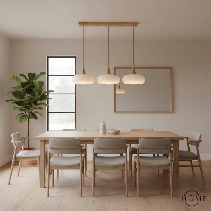 Violetta Bauhaus-Inspired Orange Disc Pendant Light | BOGO