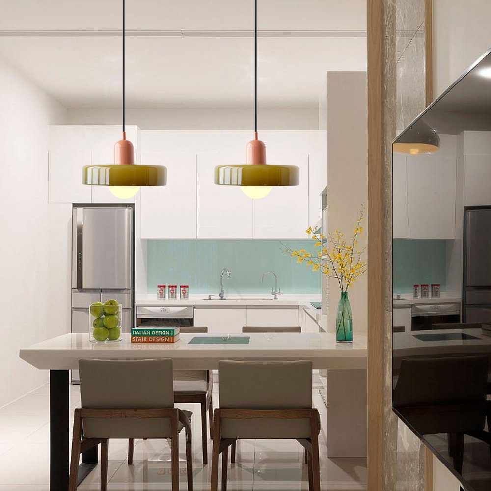 Leandro Bauhaus-Inspired Glass Pendant Light | BOGO