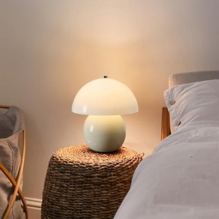 Emilia Mushroom Ceramic Table Lamp | BOGO