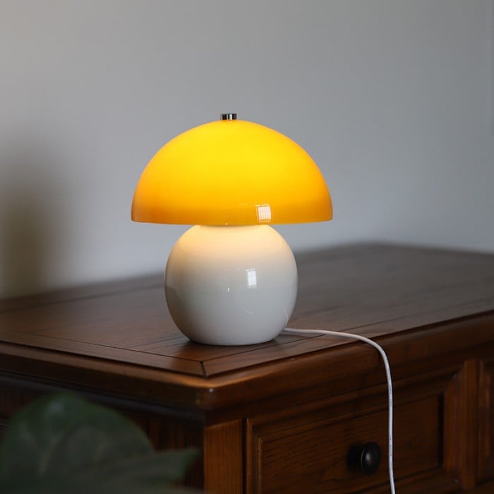 Emilia Mushroom Ceramic Table Lamp | BOGO