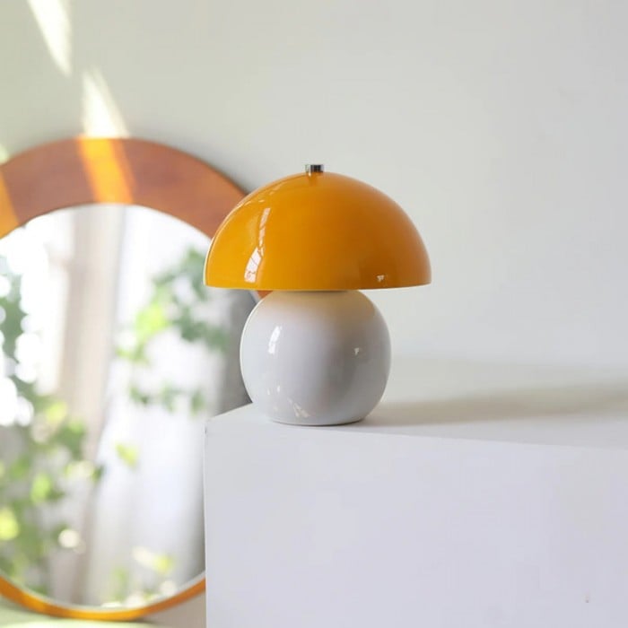 Emilia Mushroom Ceramic Table Lamp | BOGO