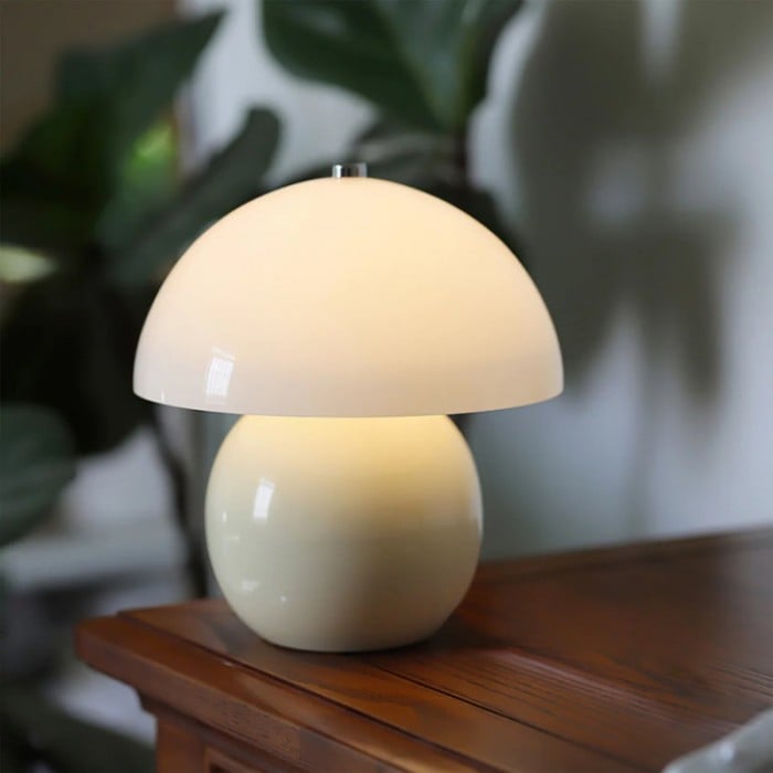 Emilia Mushroom Ceramic Table Lamp | BOGO
