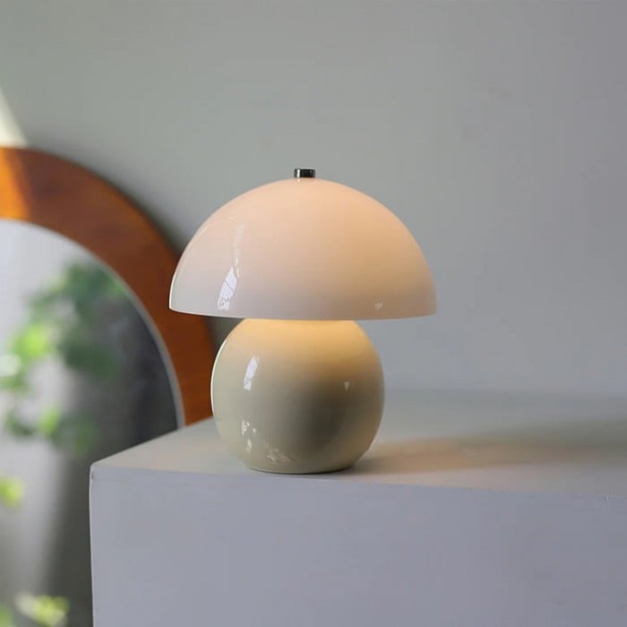 Emilia Mushroom Ceramic Table Lamp | BOGO
